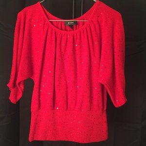Red Top w/ Sequins